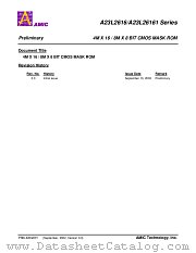 A23L26161 datasheet pdf AMIC Technology