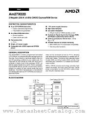 AM27X020 datasheet pdf Advanced Micro Devices