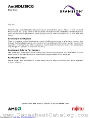 AM50DL128CG datasheet pdf Advanced Micro Devices