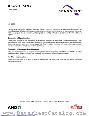 AM29DL642G datasheet pdf Advanced Micro Devices