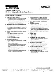 AM29LV001B datasheet pdf Advanced Micro Devices