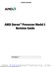 AMD DURON datasheet pdf Advanced Micro Devices