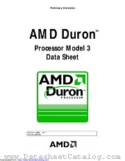 AMD DURON datasheet pdf Advanced Micro Devices