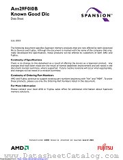 AM29F010B datasheet pdf Advanced Micro Devices