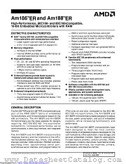 AM186ER/AM188ER datasheet pdf Advanced Micro Devices