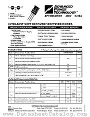 APT30D40BCT datasheet pdf Advanced Power Technology