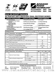 APT2X30D20J datasheet pdf Advanced Power Technology