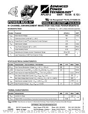 APL501J datasheet pdf Advanced Power Technology