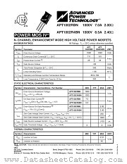 APT1002RBN datasheet pdf Advanced Power Technology