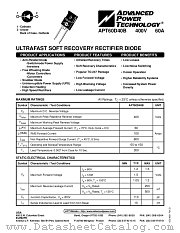 APT60D40B datasheet pdf Advanced Power Technology