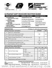 APT30D40S datasheet pdf Advanced Power Technology