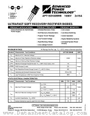 APT15D100BHB datasheet pdf Advanced Power Technology