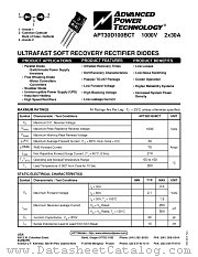 APT30D100BCT datasheet pdf Advanced Power Technology