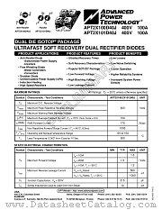 APT2X100D40J datasheet pdf Advanced Power Technology