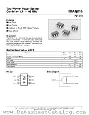 PD18-73 datasheet pdf Alpha Industries Inc