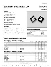 AL108-338 datasheet pdf Alpha Industries Inc