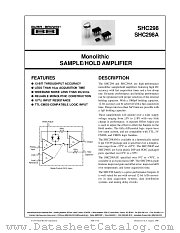 SHC298, SHC298A datasheet pdf Burr Brown