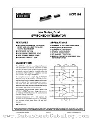 ACF2101 datasheet pdf Burr Brown