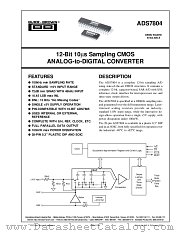 ADS7804 datasheet pdf Burr Brown