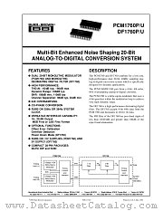 DF1760U datasheet pdf Burr Brown