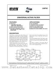 UAF42 datasheet pdf Burr Brown