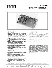 DEM-DAI datasheet pdf Burr Brown