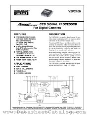 VSP2100 datasheet pdf Burr Brown