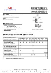 KBP08 datasheet pdf Chenyi Electronics