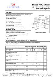 SR1550 datasheet pdf Chenyi Electronics