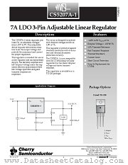 CS5207A-1 datasheet pdf Cherry Semiconductor