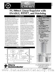 CS8141 datasheet pdf Cherry Semiconductor