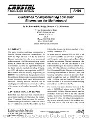 AN86 datasheet pdf Cirrus Logic