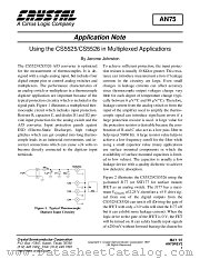 AN75 datasheet pdf Cirrus Logic