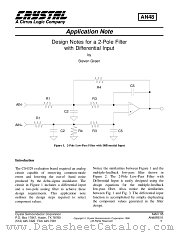 AN48 datasheet pdf Cirrus Logic