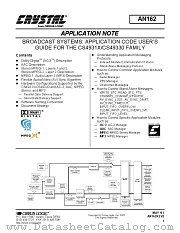 AN162 datasheet pdf Cirrus Logic