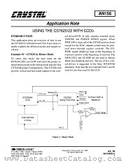 AN156 datasheet pdf Cirrus Logic