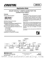 AN120 datasheet pdf Cirrus Logic