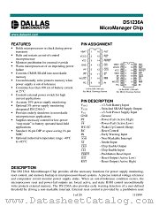 DS1236A datasheet pdf Dallas Semiconductor