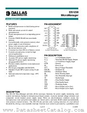 DS1238 datasheet pdf Dallas Semiconductor