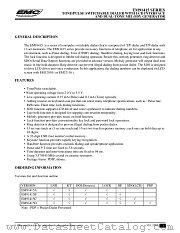 EM91415 SERIES datasheet pdf ELAN Microelectronics