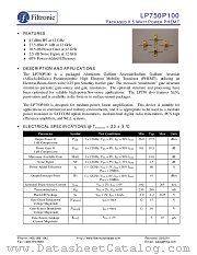 LP750P100 datasheet pdf Filtronic