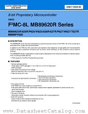 MB89P625 datasheet pdf Fujitsu Microelectronics