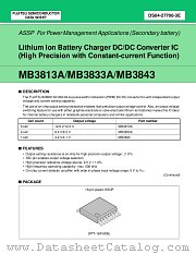 MB3833A datasheet pdf Fujitsu Microelectronics