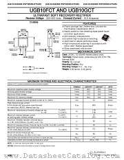 UGB10GCT datasheet pdf General Semiconductor