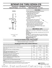 BZW04-37 datasheet pdf General Semiconductor