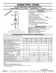 1N5061 datasheet pdf General Semiconductor