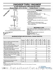 1N4248GP datasheet pdf General Semiconductor