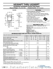 UG30BPT datasheet pdf General Semiconductor