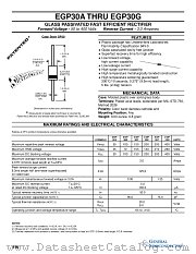 EGP30D datasheet pdf General Semiconductor