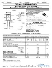 GIF1401 datasheet pdf General Semiconductor